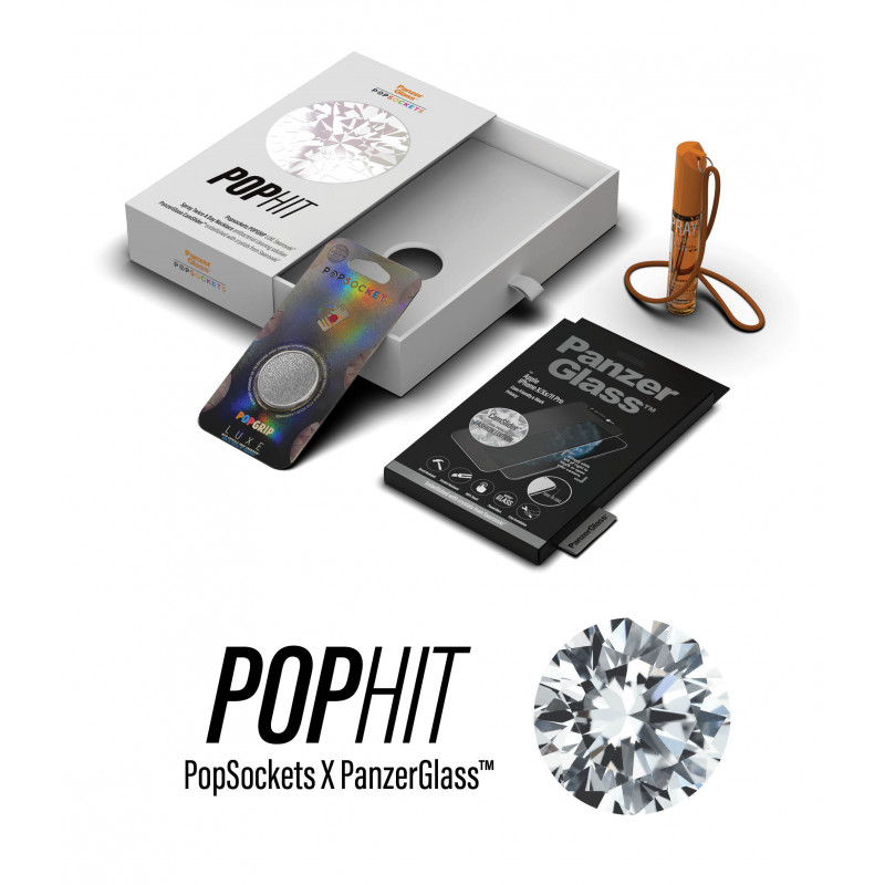 Pophit Bundle iPhone X/Xs/11 Pro (PanzerGlass, Spr...
