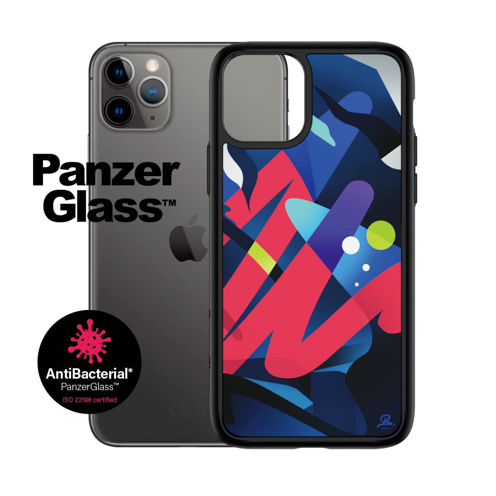Гръб PanzerGlass Artist Edition ClearCase за Iphone 11 Pro  - Цветен