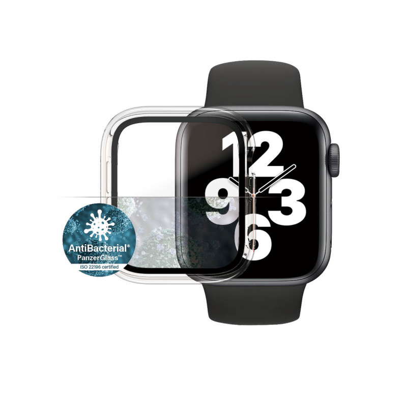 Стъклен протектор със силиконова рамка Apple watch...