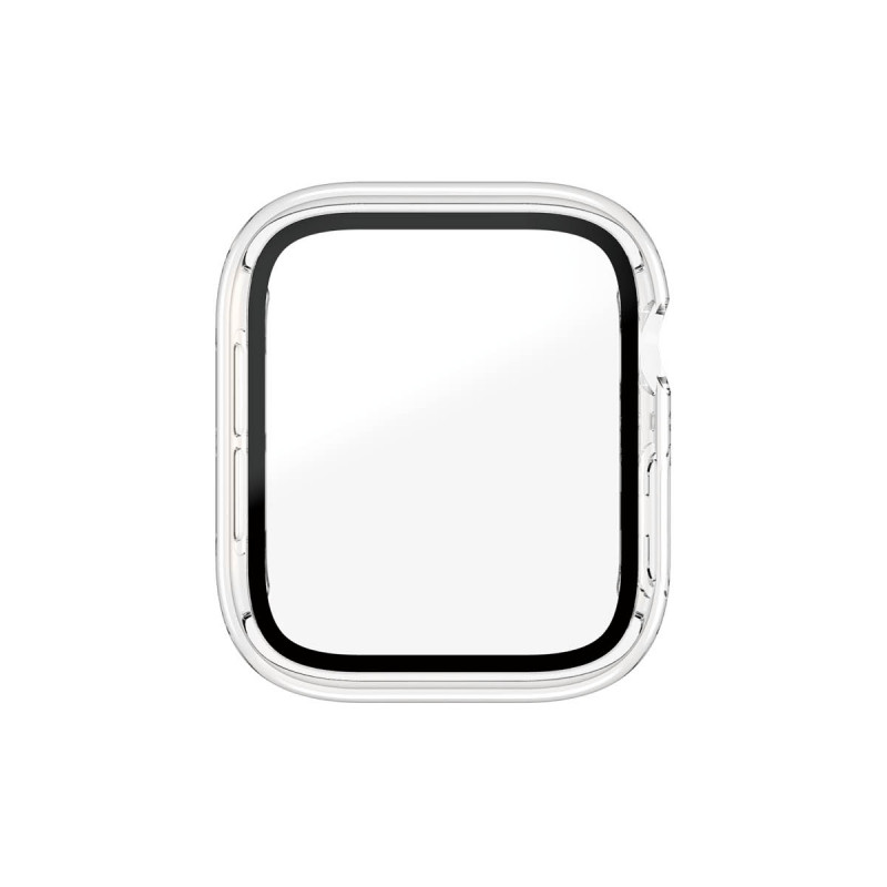 Стъклен протектор със силиконова рамка Apple watch Series 4/5/6/SE 40mm Panzerglass, AntiBacterial - Прозрачна  рамка