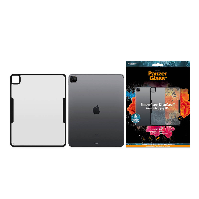 Гръб Panzerglass за Apple iPad Pro 12.9" ( 2018, 2020, 2021 ) - Черна рамка