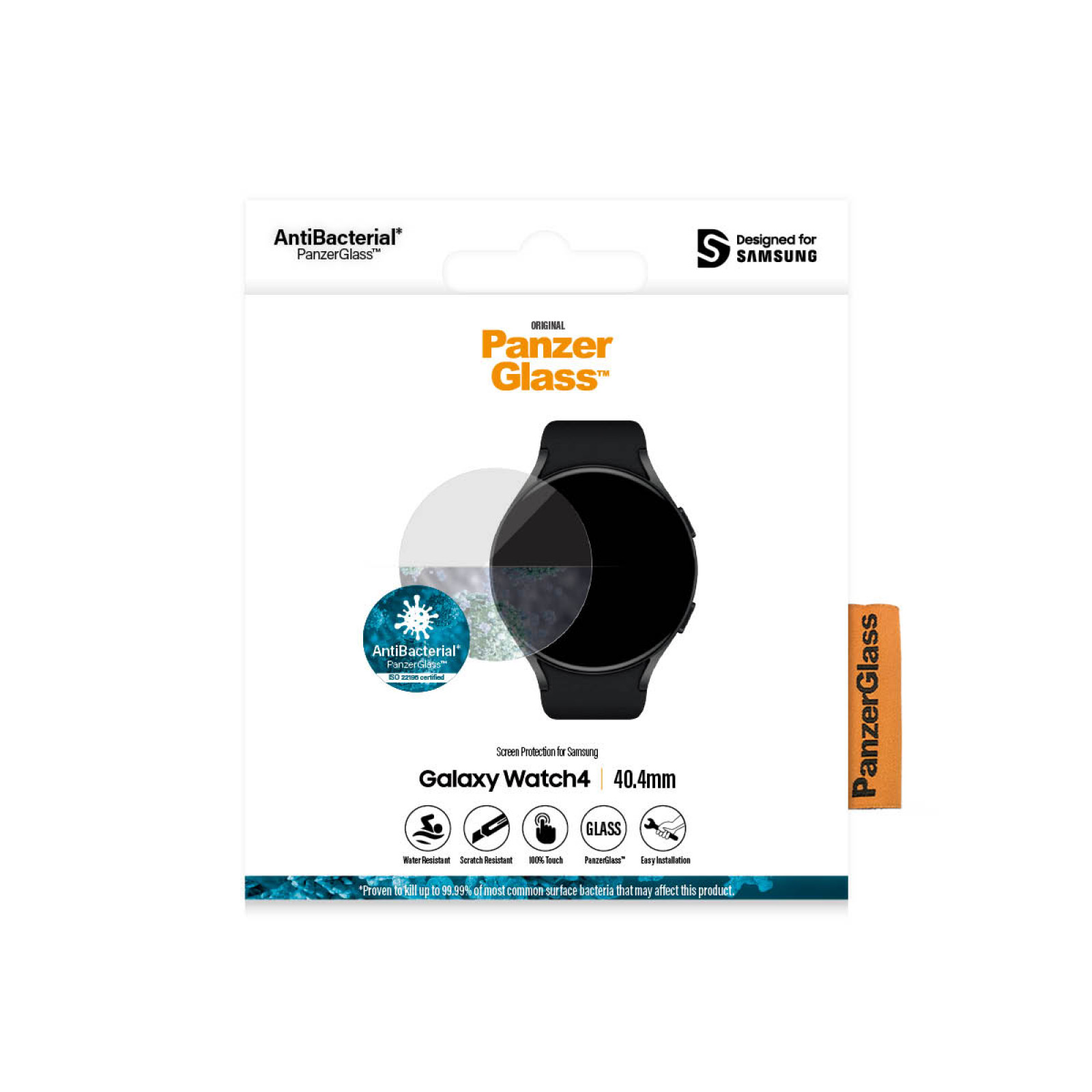 Стъклен протектор за часовник PanzerGlass за Samsung Galaxy Watch 4, 40.4mm