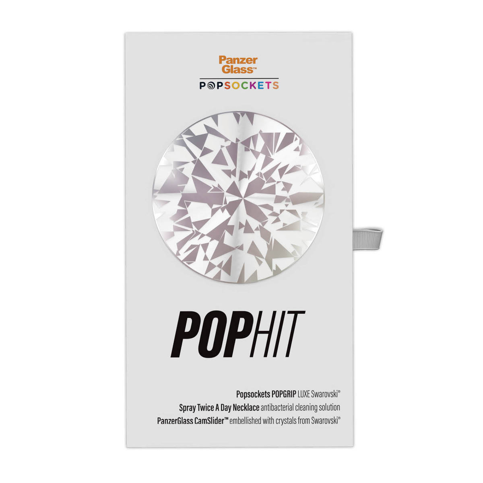 Комплект PanzerGlass Pophit Bundle за Apple Iphone 12/12  Pro (Стъклен протектор , Spray, Popsocket)