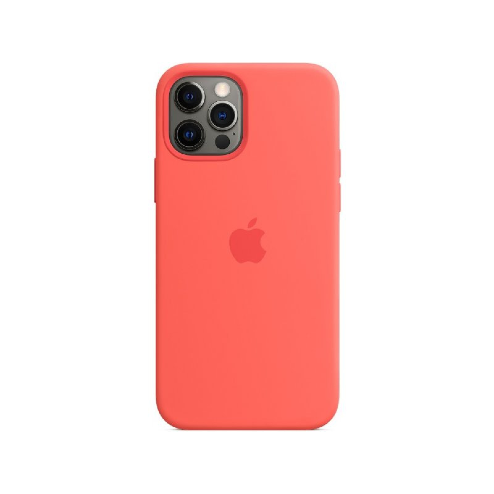 Оригинален гръб Apple Silicone Magsafe Cover за iPhone 12/12 Pro - Pink Citrus, MHL03ZM/A
