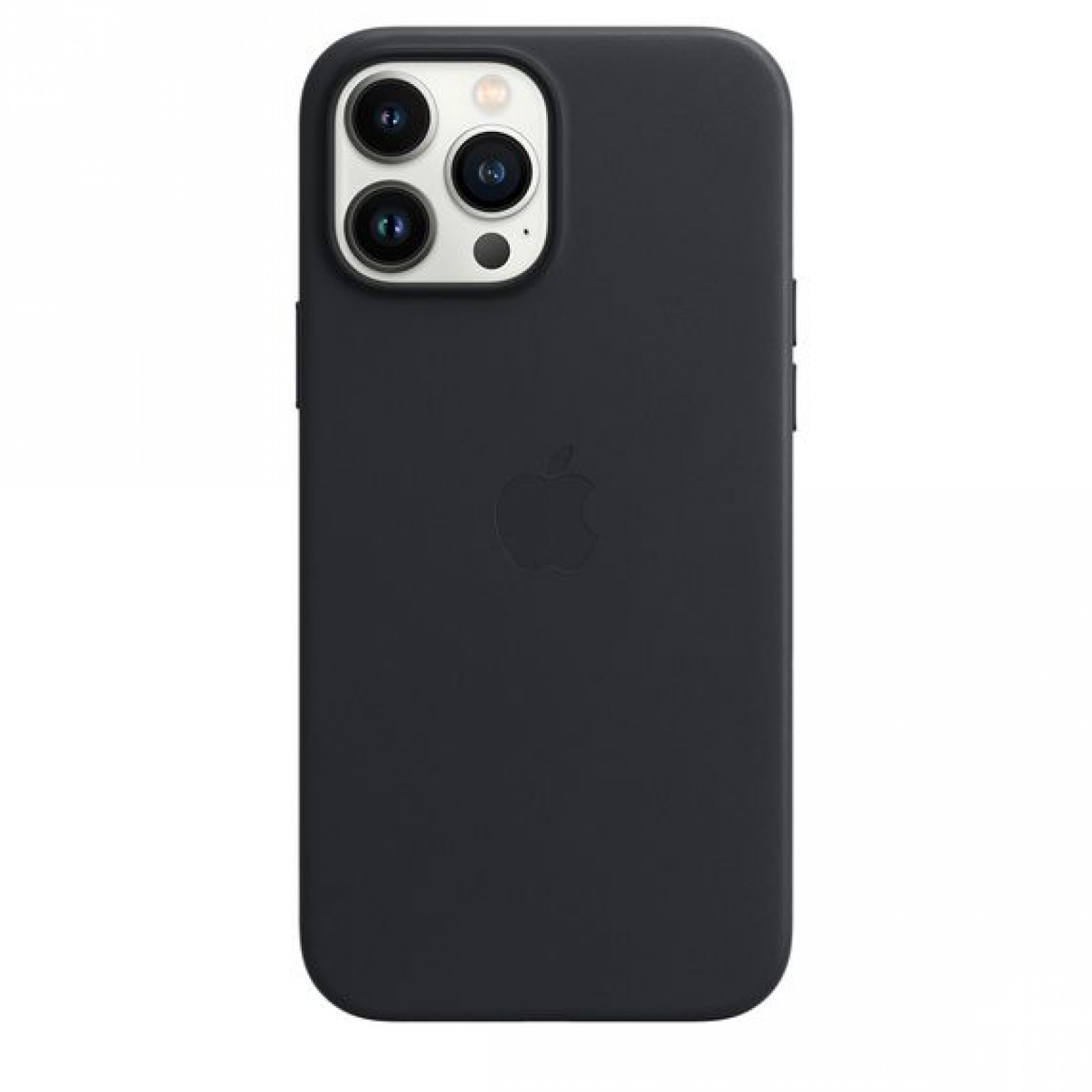 Оригинален Гръб Apple Leather Case with MagSafe за iPhone 13 Pro Max - Черен, MM1R3ZM/A