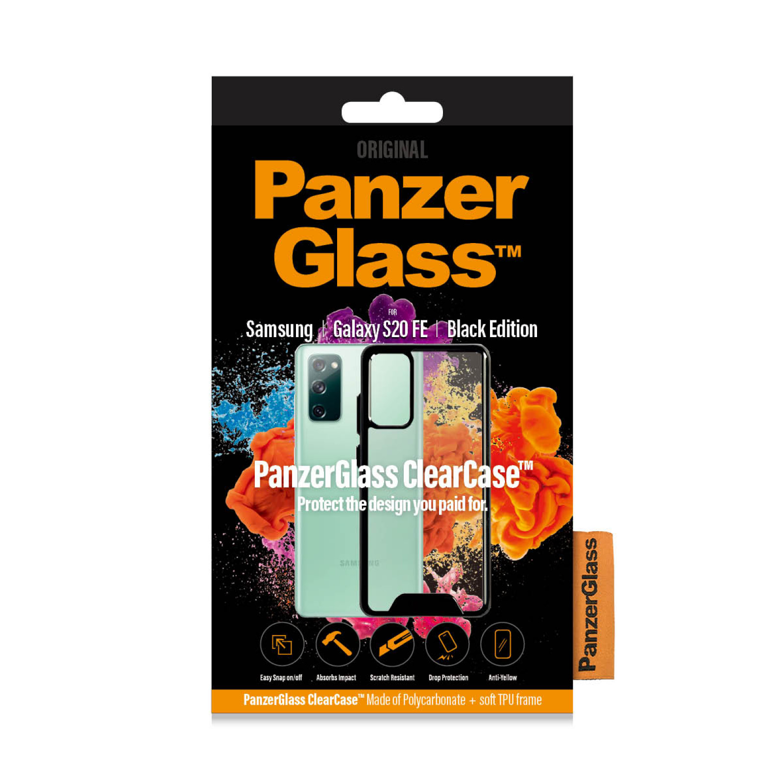 Гръб PanzerGlass ClearCase за Samsung S20 FE - Прозрачен