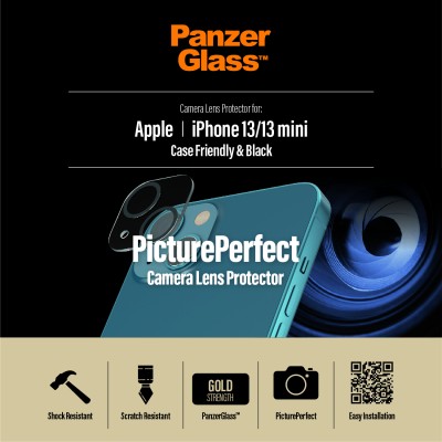 Стъклен протектор за камера PanzerGlass за iPhone 13, 13 mini