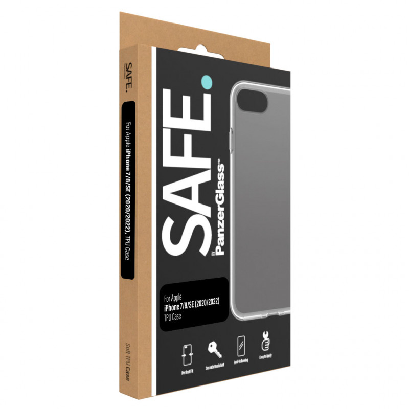 Гръб Safe Case за Iphone 7/8/SE 2020/2022 - Прозрачен