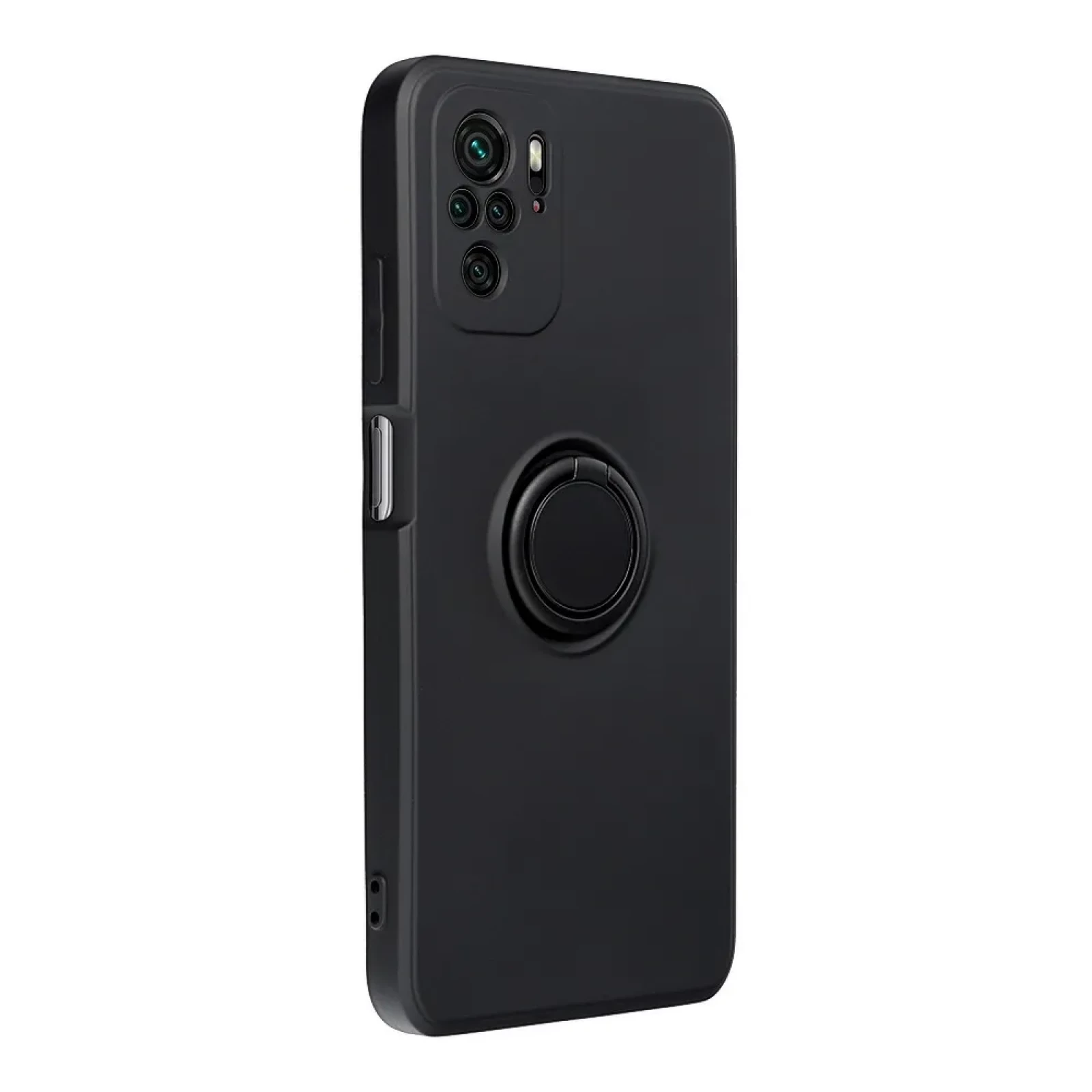 Гръб Forcell SILICONE RING Case за XIAOMI Redmi NOTE 11 / 11S - Черен