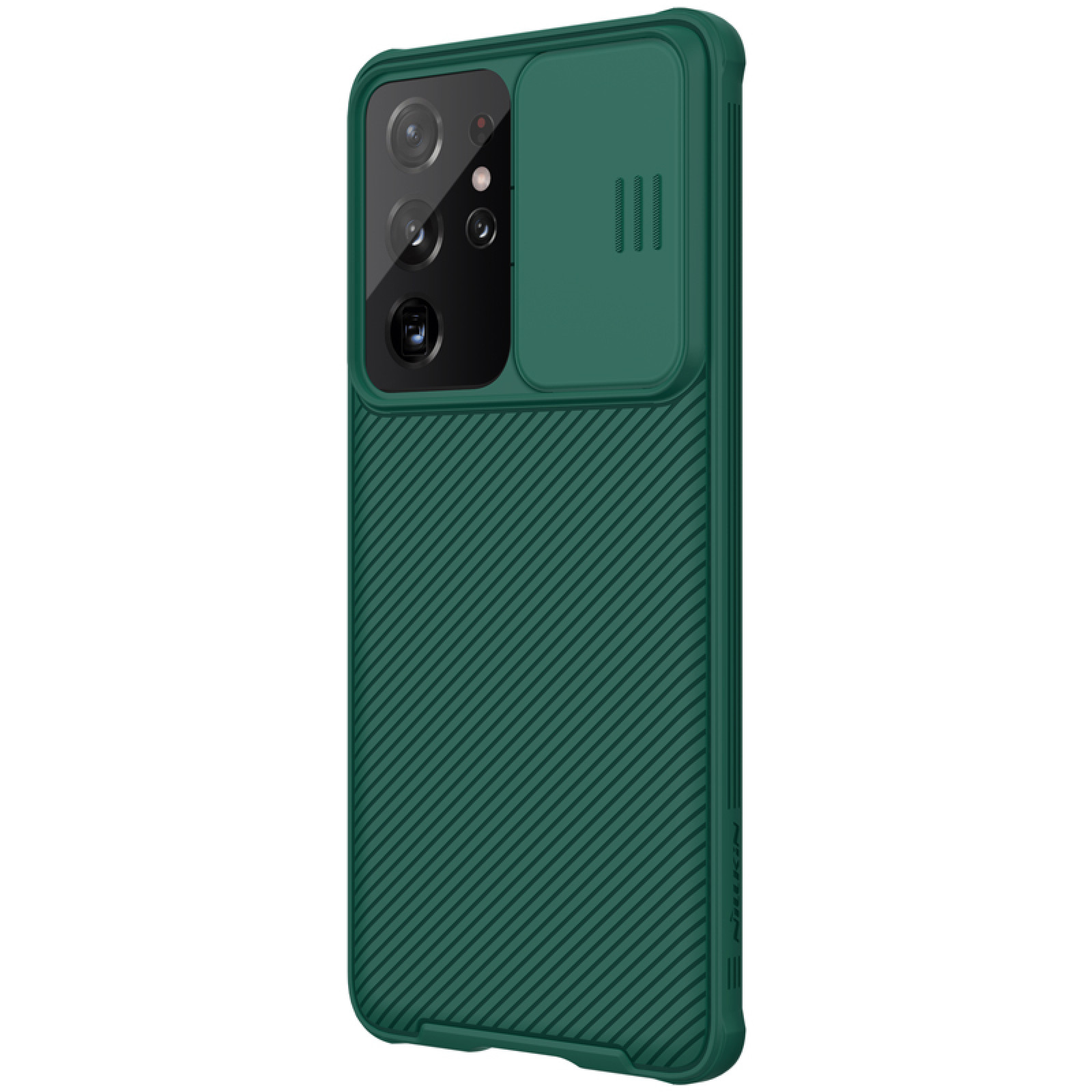 Гръб Nillkin CamShield Pro Hard Case за Samsung Galaxy S21 Ultra - Зелен