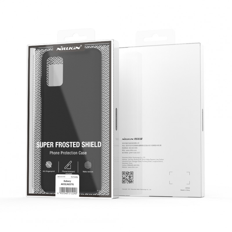 Гръб Nillkin Super Frosted Back Cover за Samsung Galaxy A03s - Черен