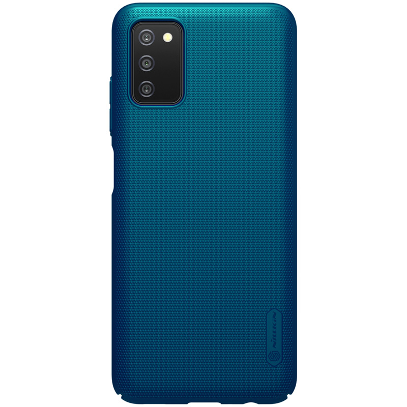 Гръб Nillkin Super Frosted Back Cover за Samsung Galaxy A03s Peacock - Син