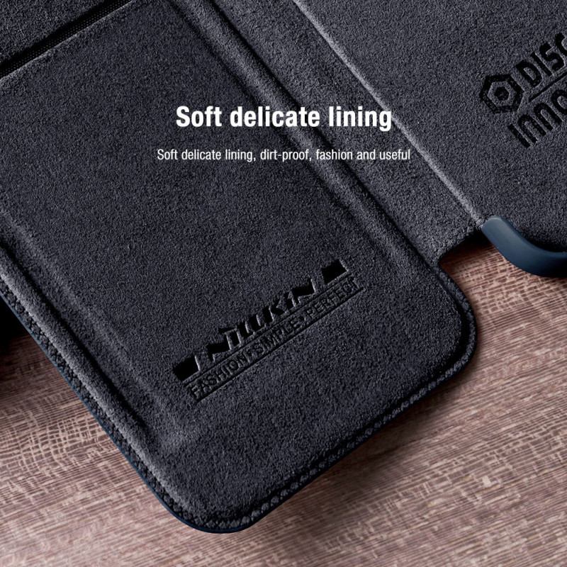 Калъф Nillkin Qin Pro за Samsung Galaxy S22 Plus - Черен