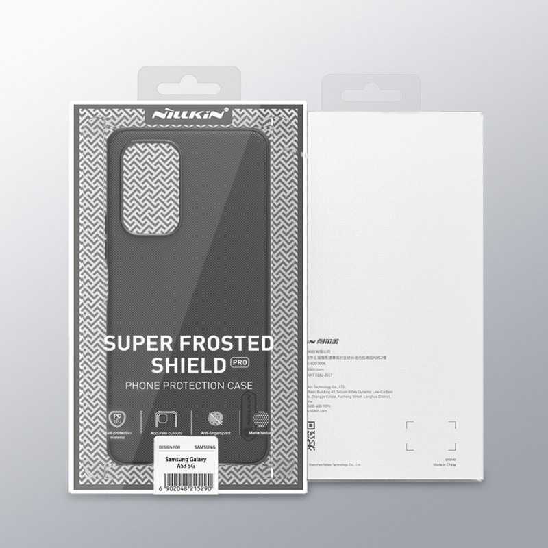 Гръб Nillkin Frosted Shiled Hard за Samsung A53 5G - Черен