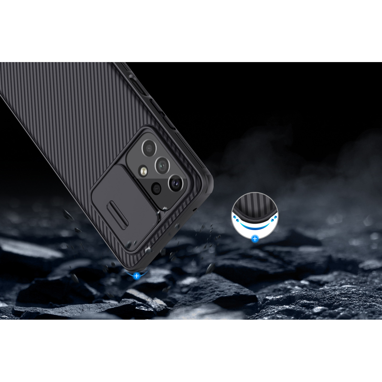 Гръб Nillkin Camshield pro за Samsung  Galaxy A53 5G- Черен