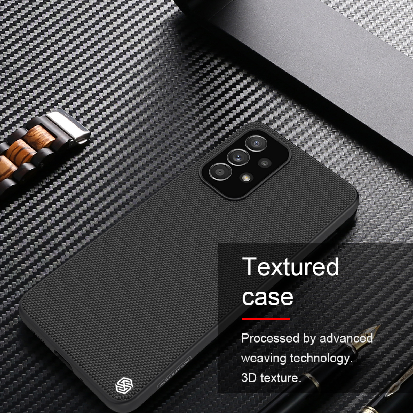 Гръб Nillkin Texture за Samsung Galaxy A33 5G - Черен