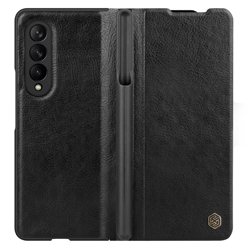 Калъф Nillkin qin leather case за Samsung Galaxy Z Fold 3 - Черен