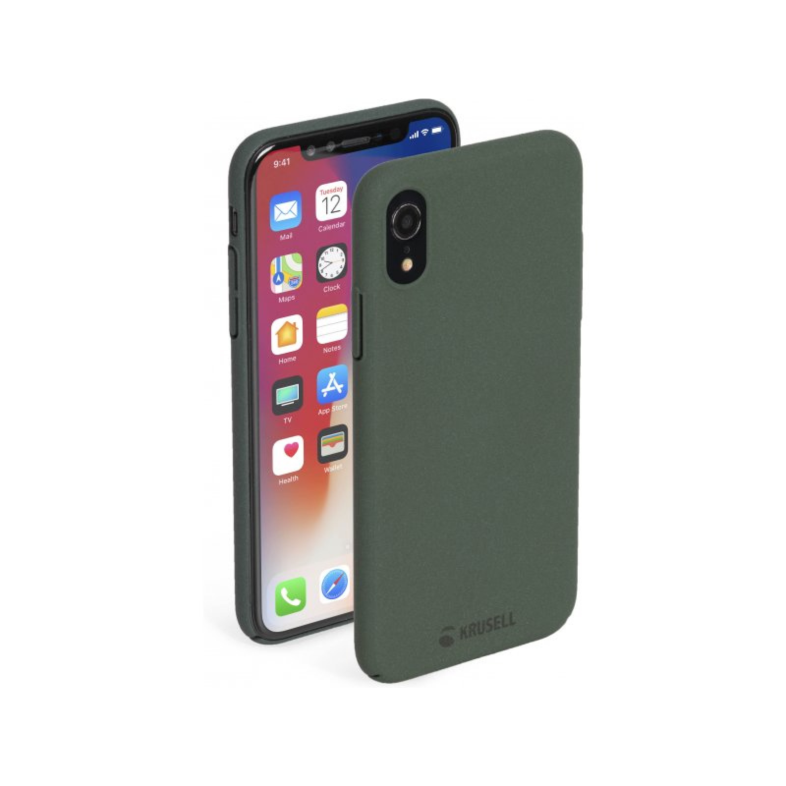 Гръб Krusell Sandby Cover за Apple iPhone XR - Moss - Калъфи за iPhone | Phoneplay.bg