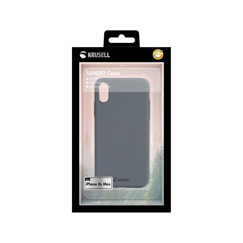 Гръб Krusell Sandby Cover за Apple iPhone Xs Max - Stone - Калъфи за iPhone | Phoneplay.bg