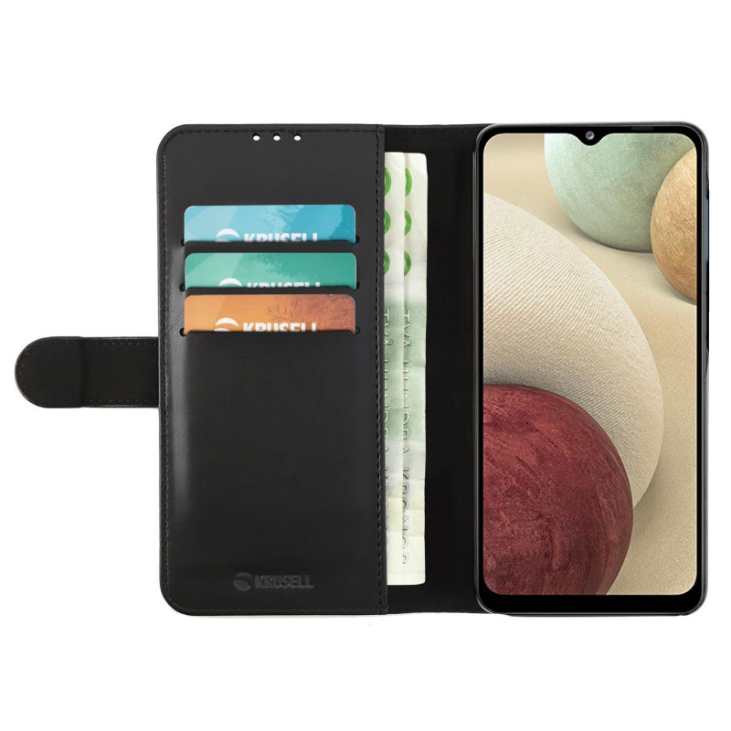 Калъф Krusell PhoneWallet за Samsung Galaxy A12 - Черен