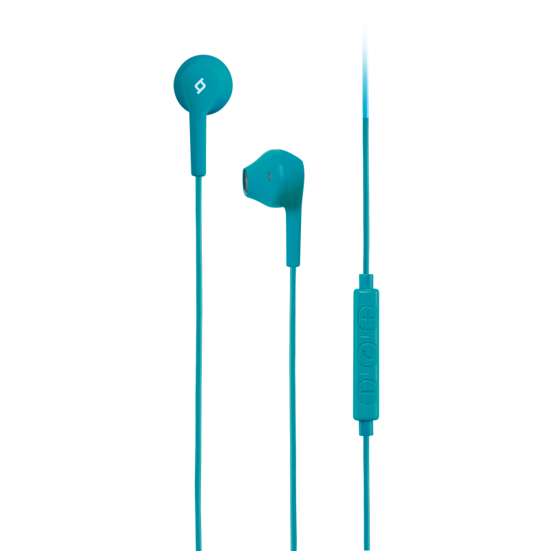 Слушалки RIO In-Ear Headphones with Built-in remote control - Тюркоаз