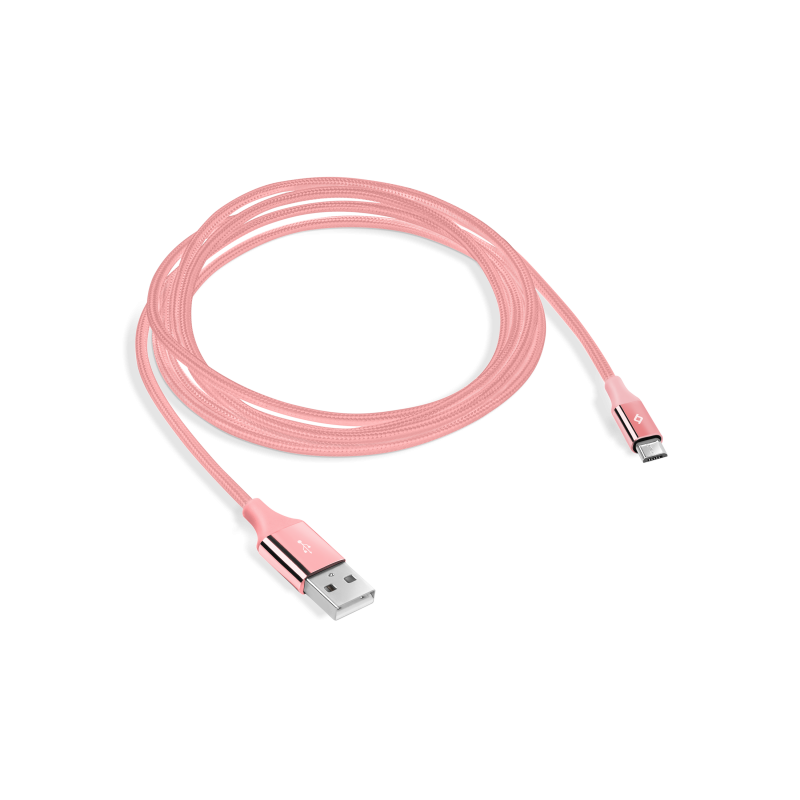 Кабел ttec AlumiCable Micro USB Charge/Data Cable - RoseGold