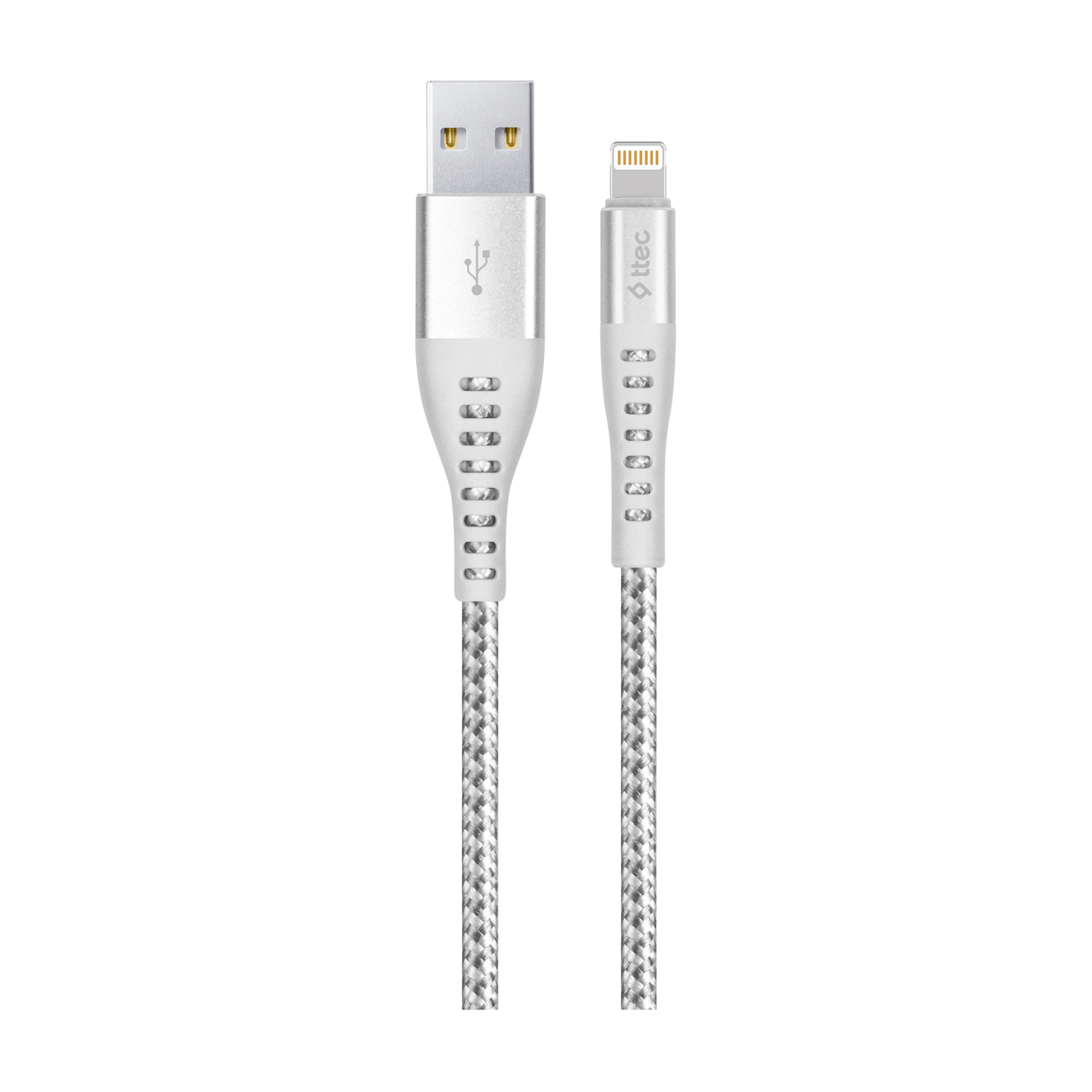 Кабел ttec ExtremeCable Charge / Data Cable , Lightining , 150 cm - Space Grey