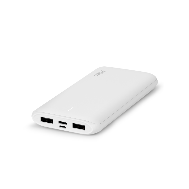 Външна батерия  PowerSlim Duo 10.000mAh Universal Mobile Charger - Бяла
