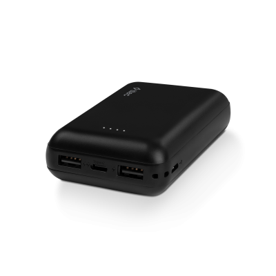 Външна батерия ReCharger Duo 10.000 mAh Powerbank with USB-C Input/Output - Черна