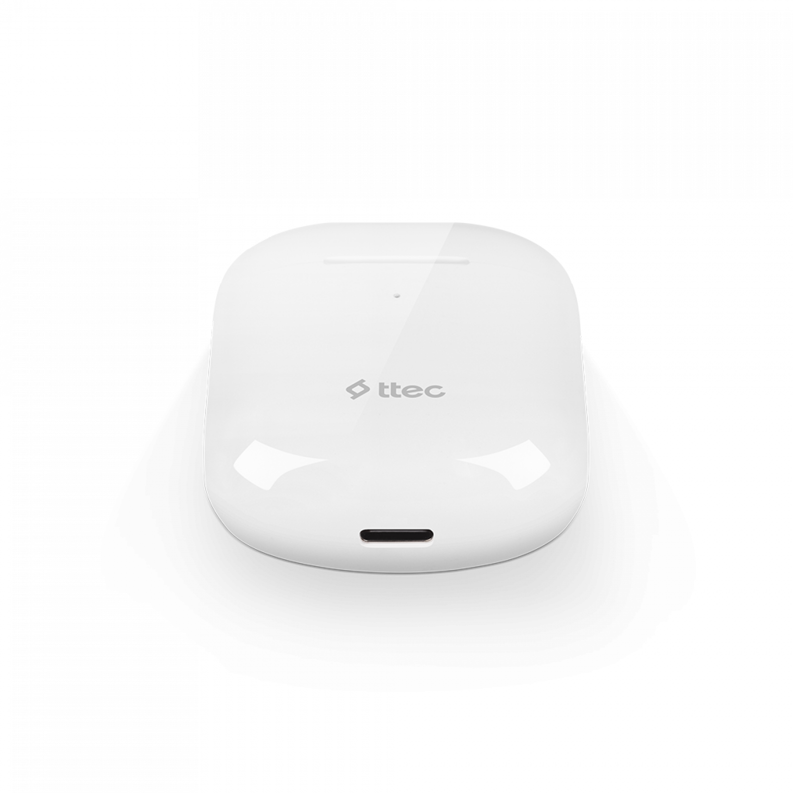 Bluetooth слушалки ttec, AirBeat Lite 2,  TWS Bluetooth Headset - Бели