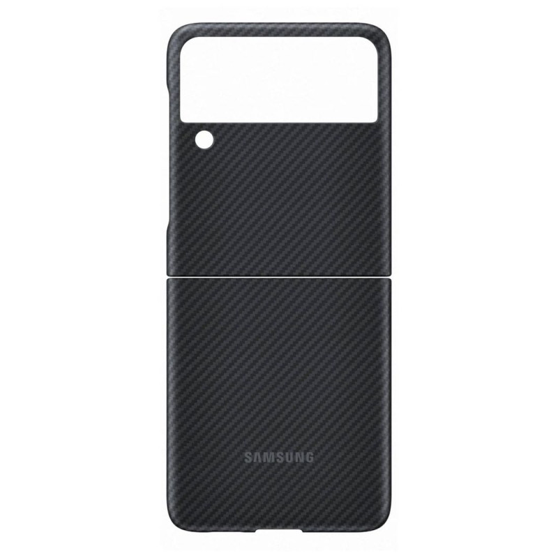 Оригинален гръб за  Samsung Galaxy Z Flip 3,  Aramid Cover - Черен, EF-XF711SBE
