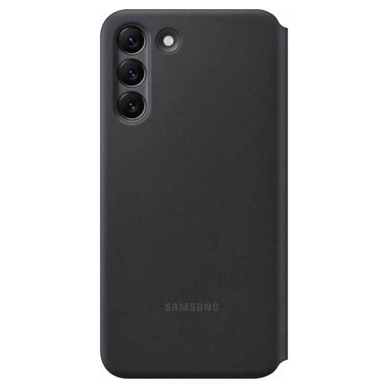 Оригинален калъф Samsung LED View Case за Samsung Galaxy S22 Plus - Черен, EF-NS906PBE