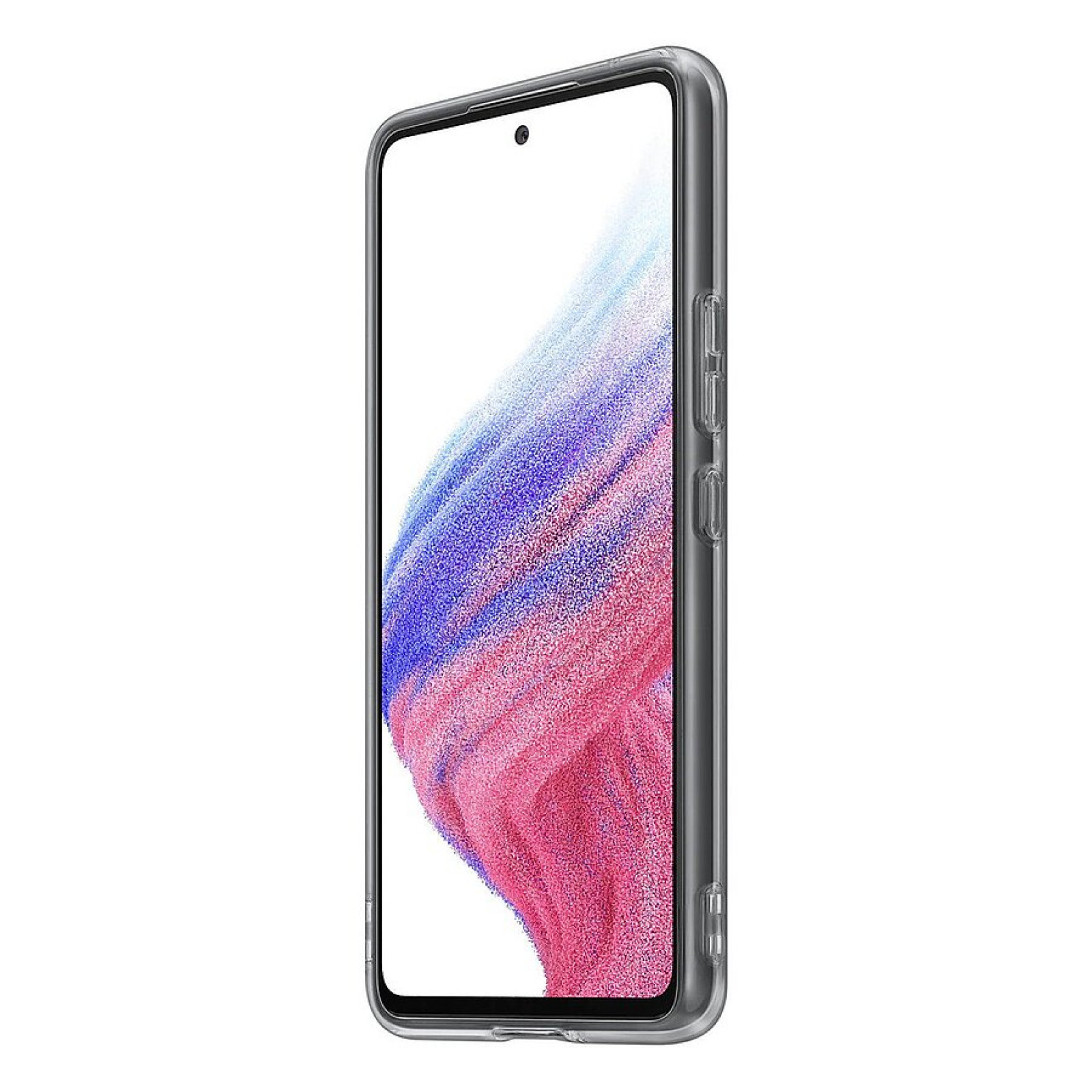 Оригинален Гръб Samsung Soft Clear Cover за Galaxy A53 5G - Черен,  EF-QA536TBE