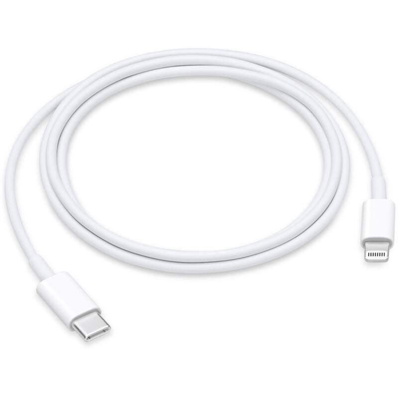 Data кабел Apple Lightning/USB-C Data Cable - Бял,...