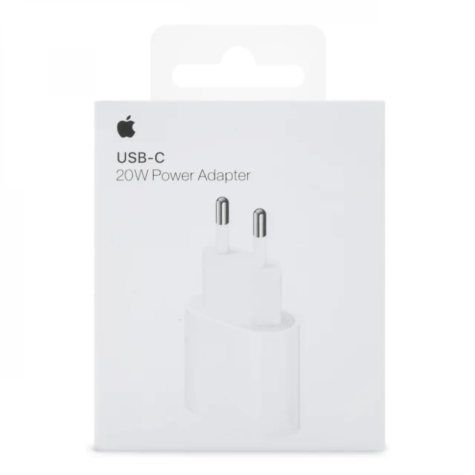 Оригинален адаптер 220V Apple  Travel USB-C Charger 20W - Бял, MHJE3ZM/A