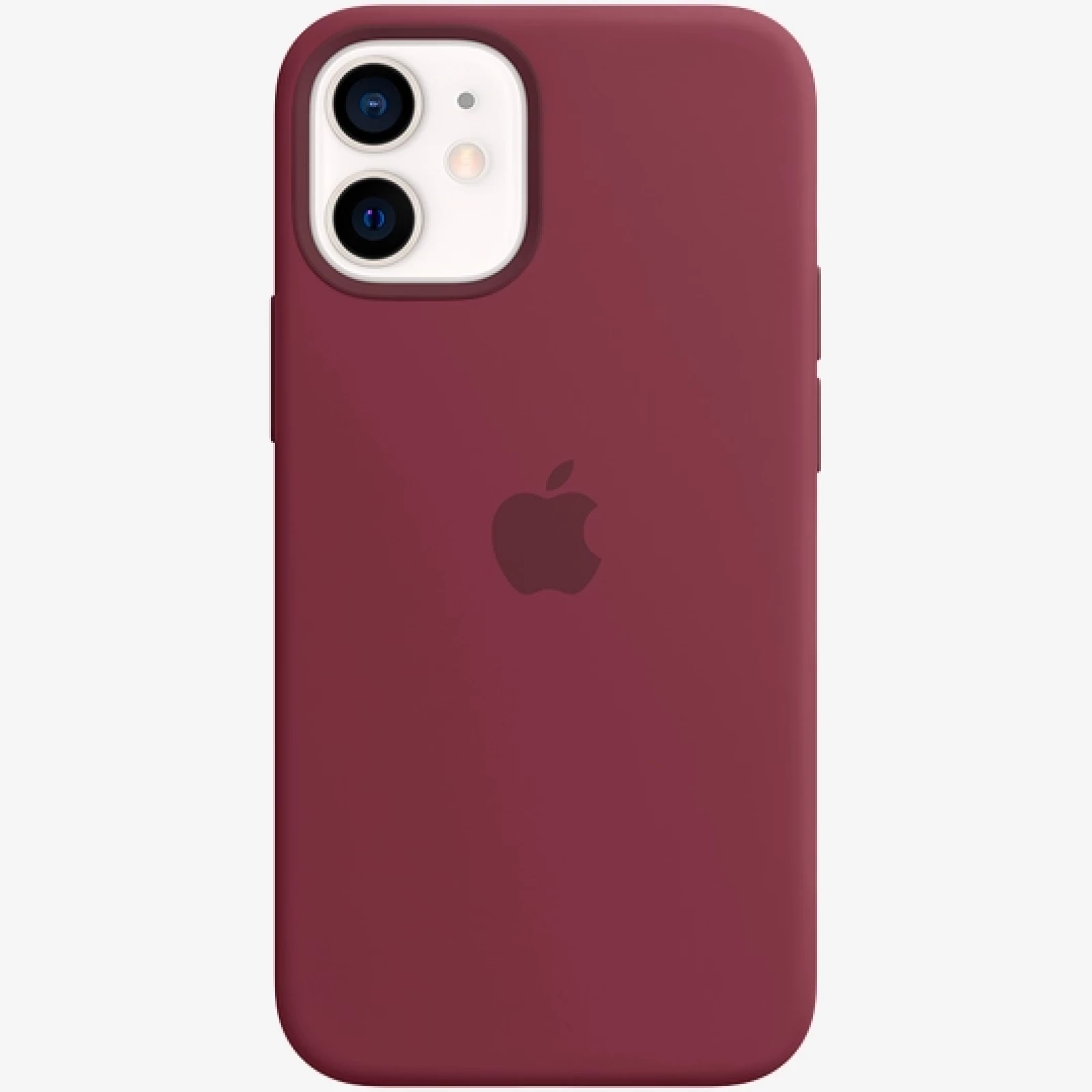 Оригинален гръб Apple Silicone Magsafe Cover за iPhone 12 Mini - Plum, MHKQ3ZM/A