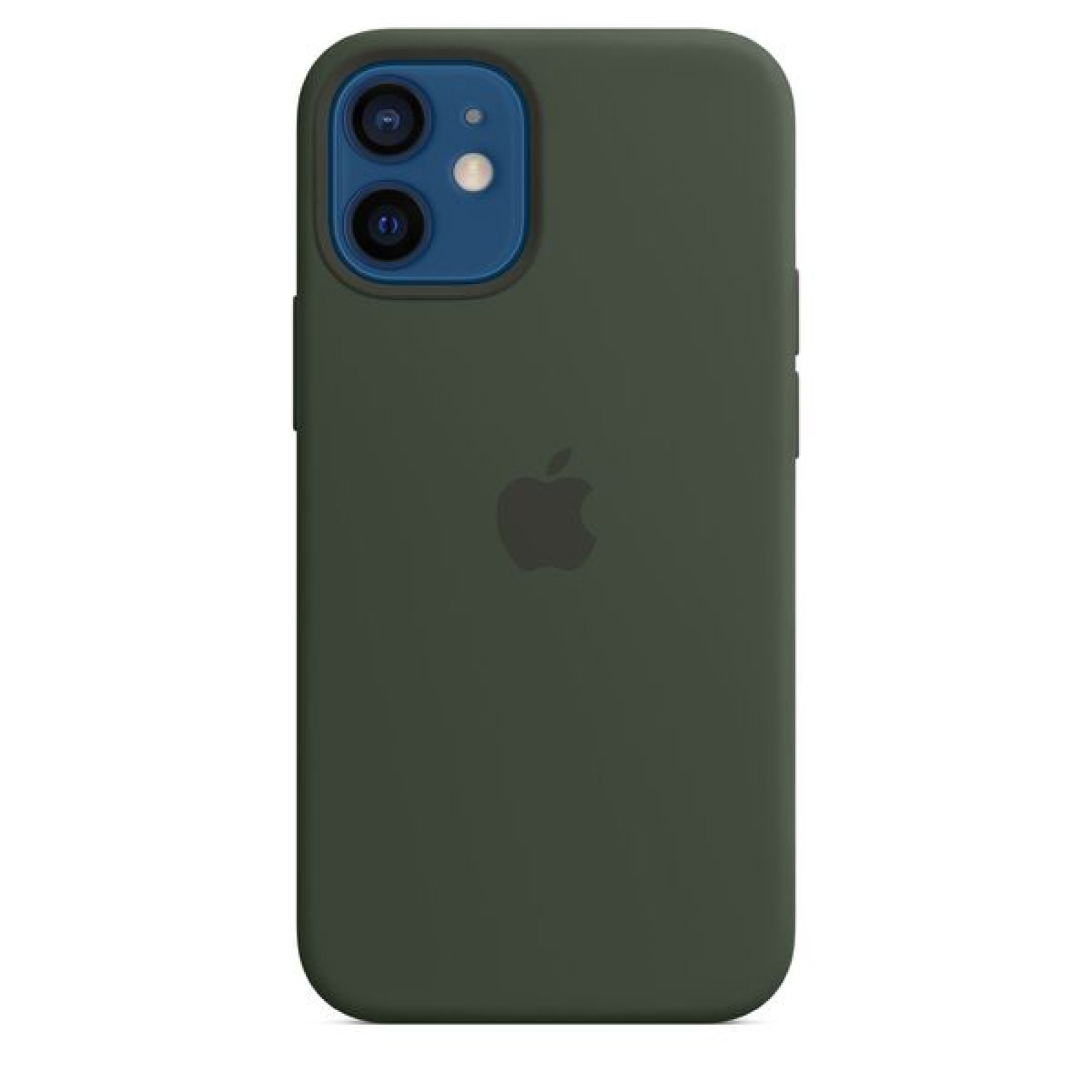 Оригинален гръб Apple за iPhone 12 Mini, Silicone Magsafe Cover, Тъмно зелен, MHKR3ZM/A