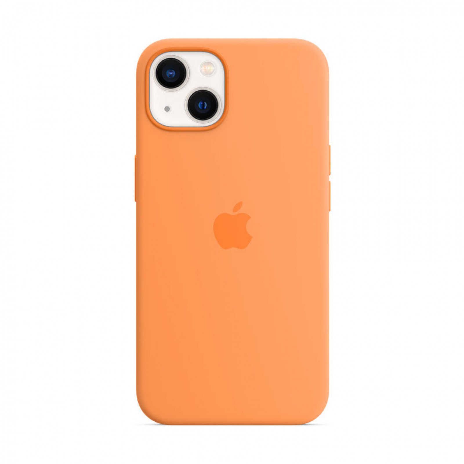 Оригинален гръб Apple Silicone Magsafe Cover for iPhone 13 - Marigold, MM243ZM/A