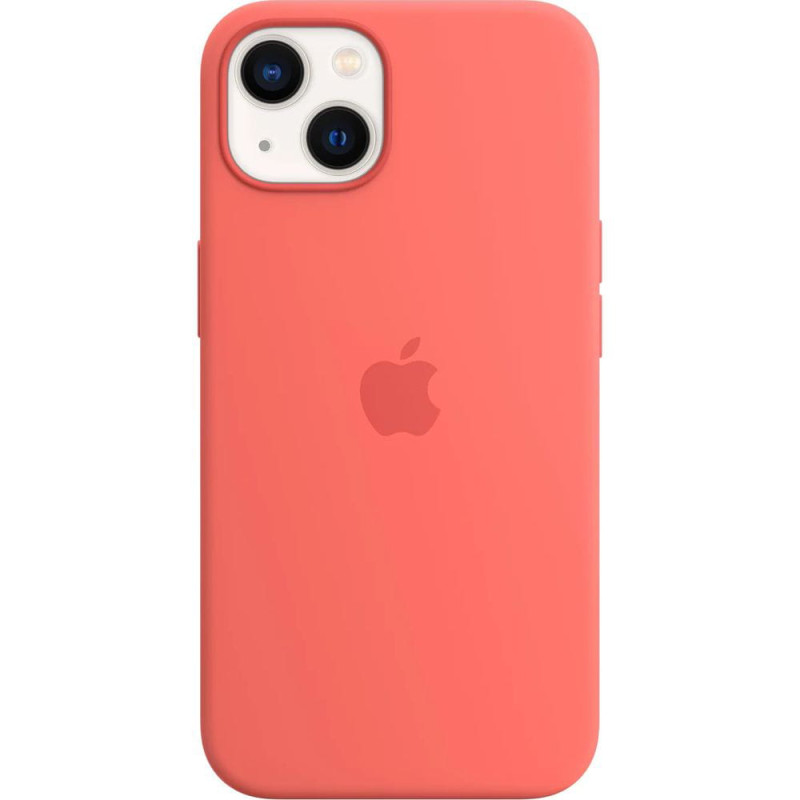 Оригинален гръб Apple за iPhone 13, Silicone Magsafe Cover, Pink Pomelo, MM253FE/A