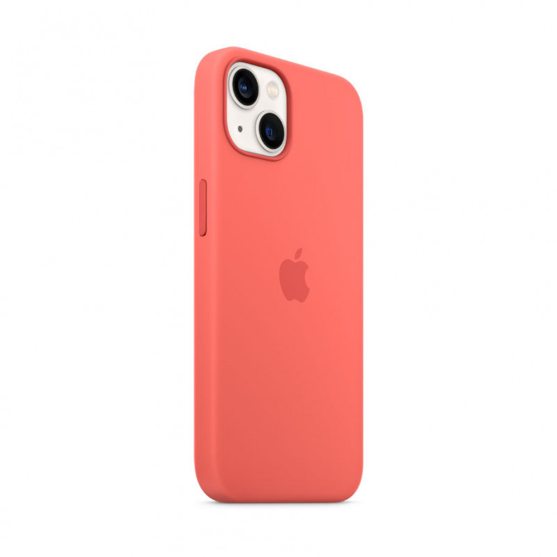 Оригинален гръб Apple Silicone Magsafe Cover за iPhone 13/14 - Pink Pomelo, MM253ZM/A