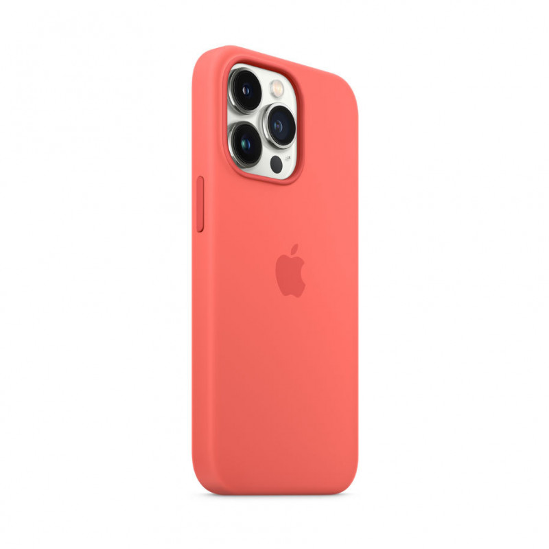 Оригинален гръб  Apple Silicone Magsafe Cover за iPhone 13 Pro - Pink Pomelo,MM2E3ZM/A