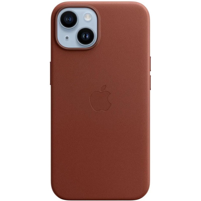 Оригинален гръб Apple за iPhone 14 , Leather Magsa...