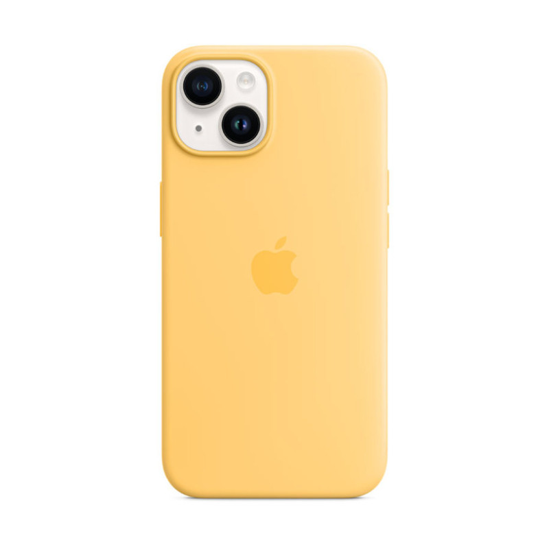 Оригинален гръб Apple за Iphone 14 Silicone Case with MagSafe - Sunglow