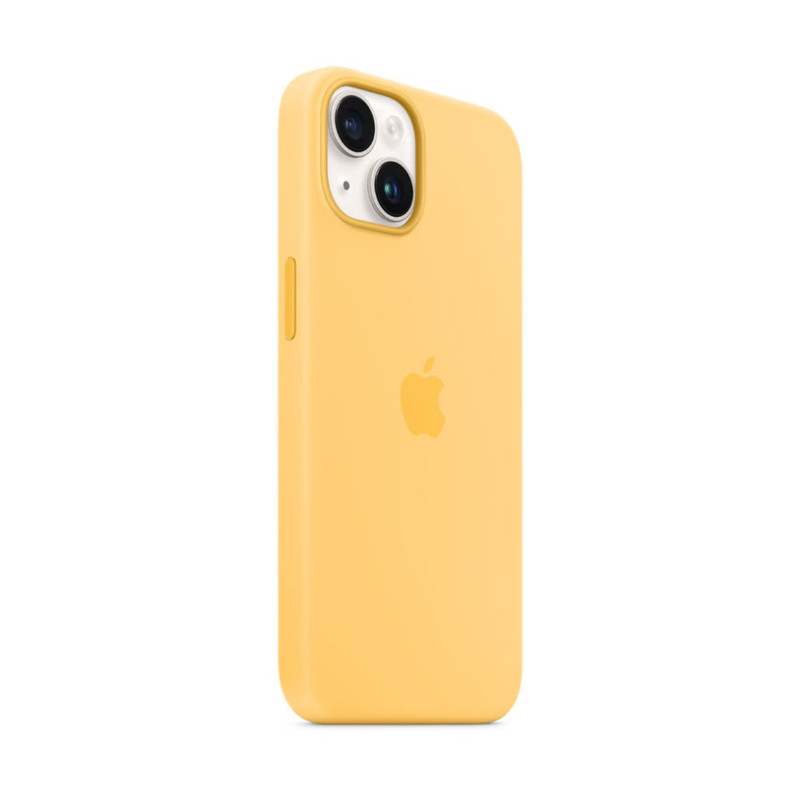 Оригинален гръб Apple за Iphone 14 Silicone Case with MagSafe - Sunglow