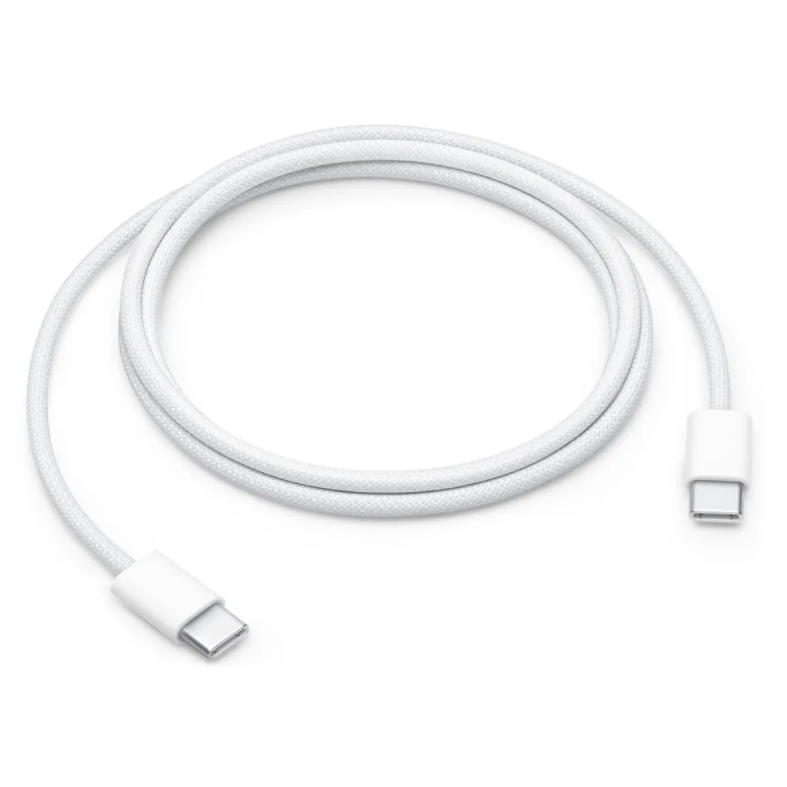 Кабел Apple USB-C към USB-C, 60W Data Cable, 1m,  Бял, MQKJ3ZM/A