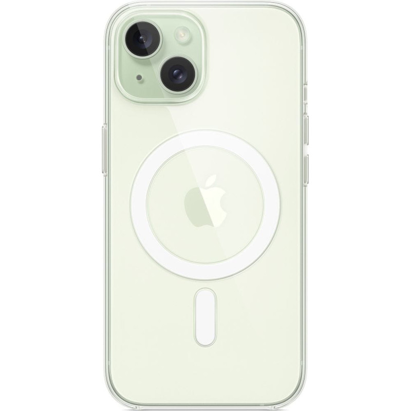 Оригинален гръб Apple за iPhone 15, Clear MagSafe Cover,Прозрачен, MT203ZM/A