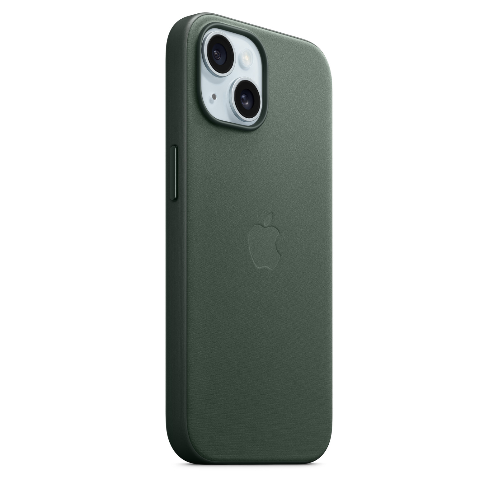 Оригинален гръб Apple за iPhone 15, FineWoven Case, MagSafe, Зелен, MT3J3ZM/A