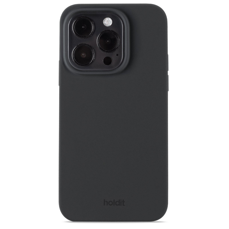 Гръб Holdit Silicone Case за iphone 15 Pro - Черен...