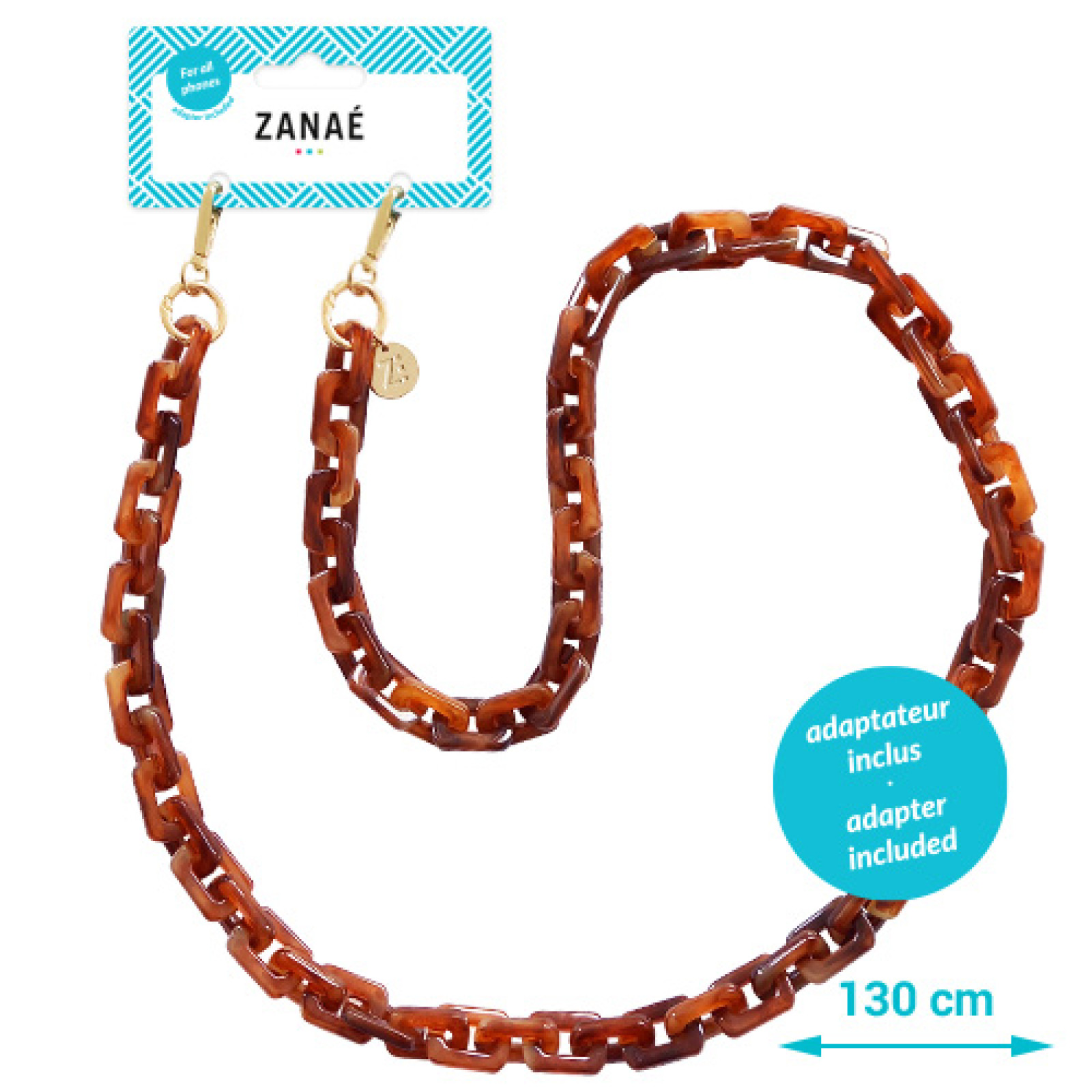 Огърлица за мобилен телефон Phone necklaces -  Caramel macchiato