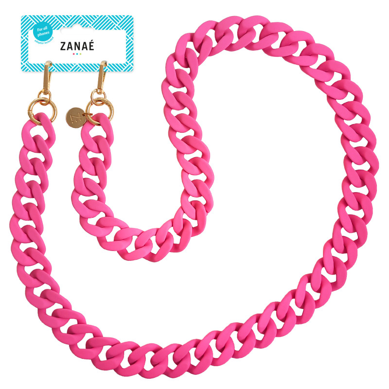 Огърлица за мобилен телефон Zanae, Phone Chain Necklaces,  Rocking Chair, Розова 